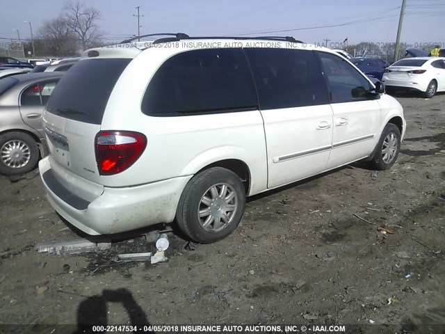 2A4GP54L17R243287 - 2007 CHRYSLER TOWN & COUNTRY TOURING WHITE photo 4