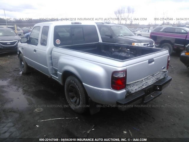 1FTYR14U72PA74554 - 2002 FORD RANGER SUPER CAB SILVER photo 3