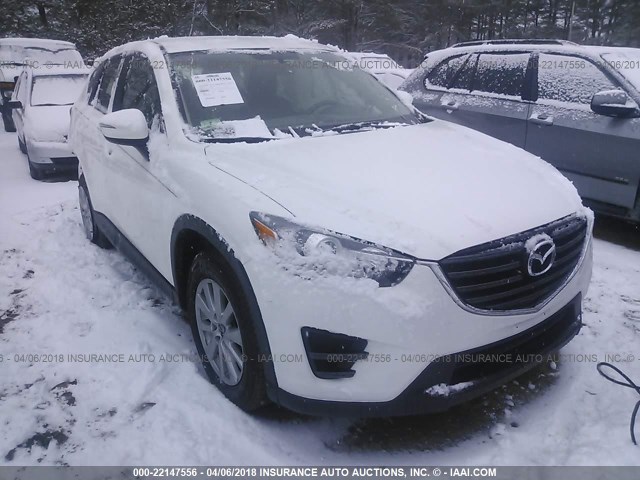 JM3KE2BY9G0830356 - 2016 MAZDA CX-5 SPORT WHITE photo 1