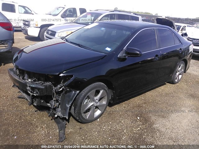 4T1BF1FK9EU800717 - 2014 TOYOTA CAMRY L/SE/LE/XLE 黑色 照片 2