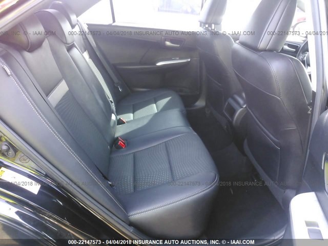 4T1BF1FK9EU800717 - 2014 TOYOTA CAMRY L/SE/LE/XLE 黑色 照片 8