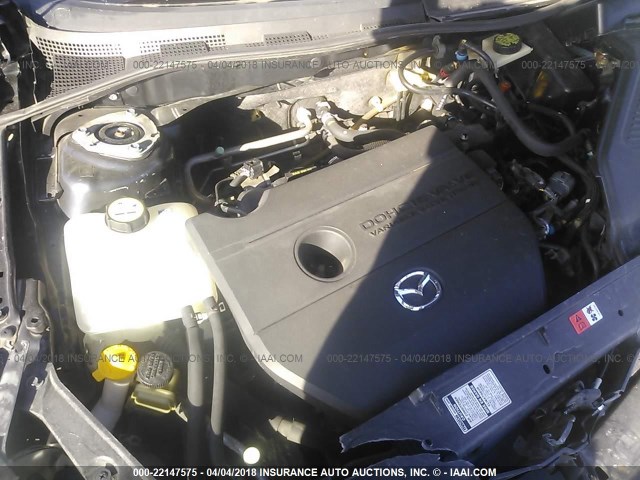 JM1BK343981866181 - 2008 MAZDA 3 HATCHBACK BLACK photo 10