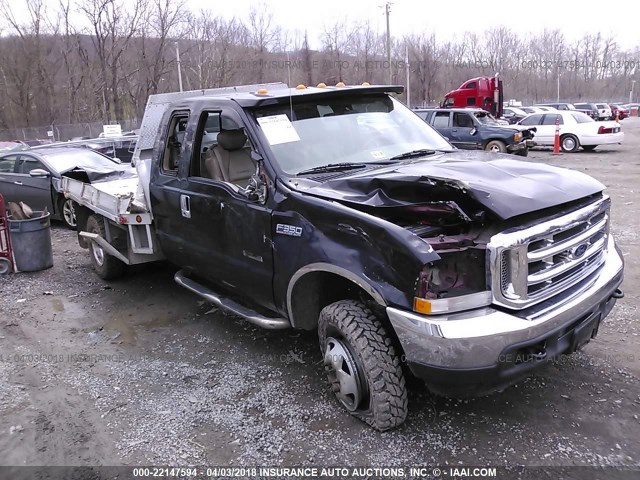 1FDWX37P24EA50817 - 2004 FORD F350 SUPER DUTY BLACK photo 1