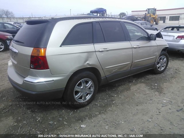 2A4GM68436R752684 - 2006 CHRYSLER PACIFICA TOURING GOLD photo 4