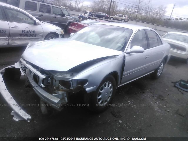 2G4WS52J611308847 - 2001 BUICK CENTURY CUSTOM GRAY photo 2