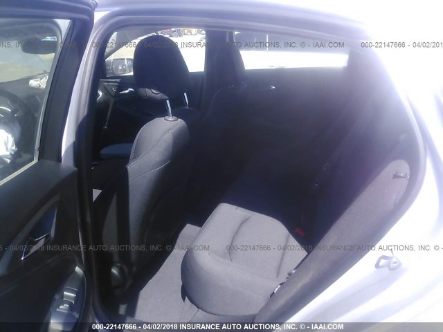 1G1ZB5ST1JF115364 - 2018 CHEVROLET MALIBU LS Gümüş foto 8