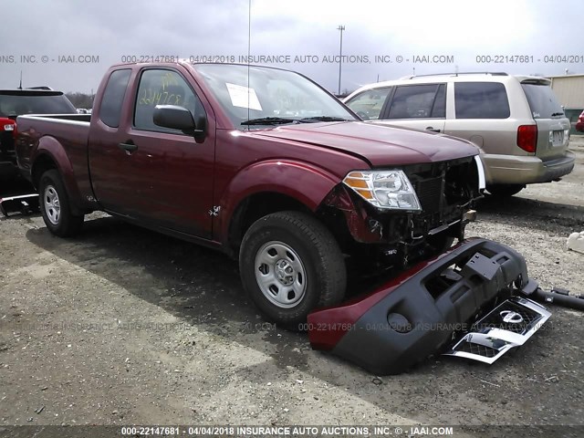 1N6BD0CTXHN767207 - 2017 NISSAN FRONTIER S/SV RED photo 1