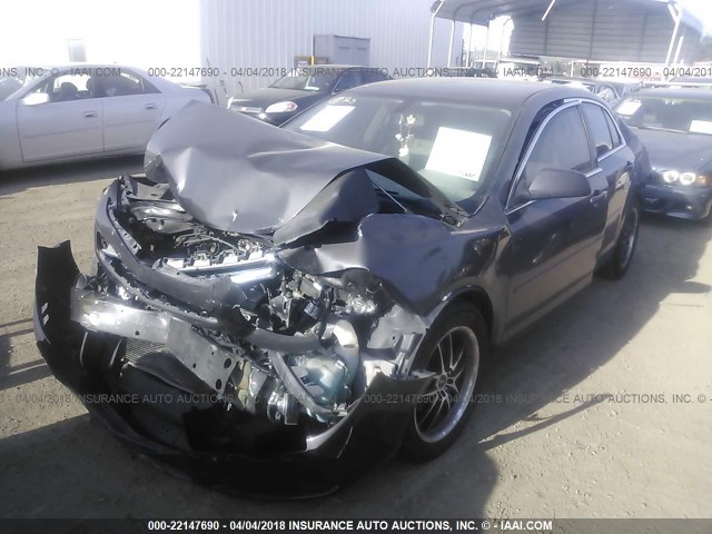 1G1ZA5E04CF383591 - 2012 CHEVROLET MALIBU LS 灰色 照片 2
