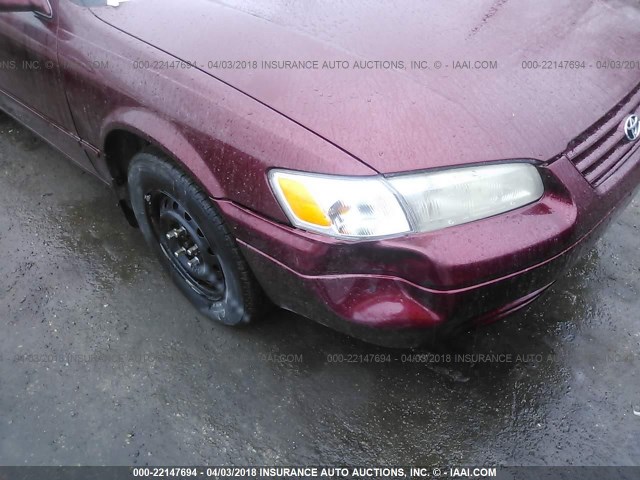 4T1BG22K9XU510456 - 1999 TOYOTA CAMRY CE/LE/XLE 红色 照片 6