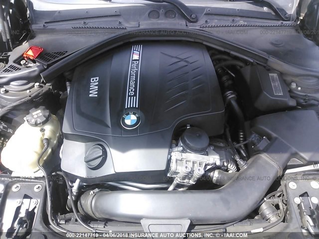 WBA1J7C59EVW84586 - 2014 BMW M235I GRAY photo 10