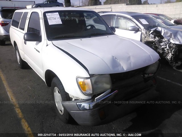 4TANL42NXYZ644153 - 2000 TOYOTA TACOMA WHITE photo 1