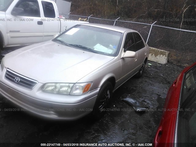 4T1BG22K01U844026 - 2001 TOYOTA CAMRY CE/LE/XLE 金色 照片 2