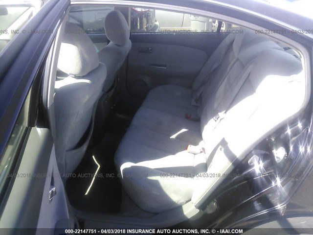 1N4AL11D76N406801 - 2006 NISSAN ALTIMA S/SL BLACK photo 8