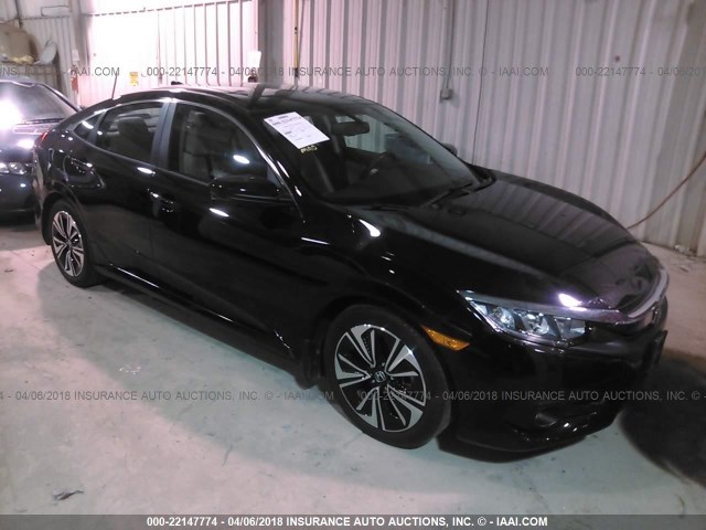 19XFC1F78GE003564 - 2016 HONDA CIVIC EXL BLACK photo 1