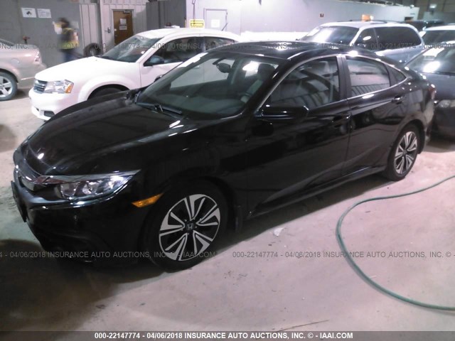 19XFC1F78GE003564 - 2016 HONDA CIVIC EXL BLACK photo 2