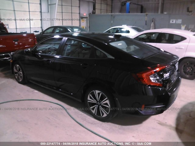19XFC1F78GE003564 - 2016 HONDA CIVIC EXL BLACK photo 3