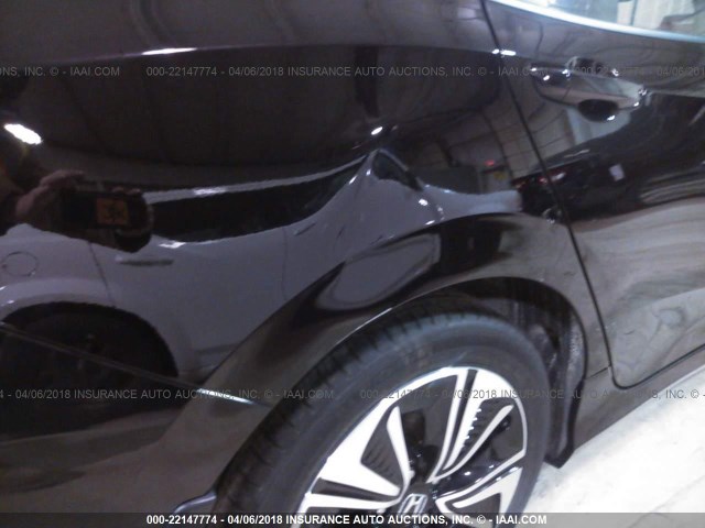 19XFC1F78GE003564 - 2016 HONDA CIVIC EXL BLACK photo 6