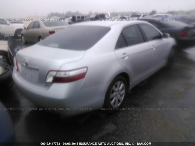 4T1BB46K39U104373 - 2009 TOYOTA CAMRY HYBRID SILVER photo 4