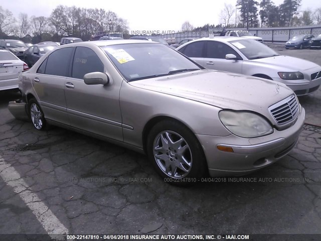 WDBNG70J12A225655 - 2002 MERCEDES-BENZ S 430 GOLD photo 1