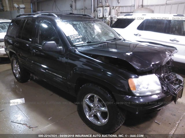 1J4GW58N53C607471 - 2003 JEEP GRAND CHEROKEE LIMITED BLACK photo 1