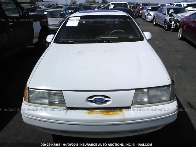 1FACP54Y8MA209367 - 1991 FORD TAURUS SHO WHITE photo 6