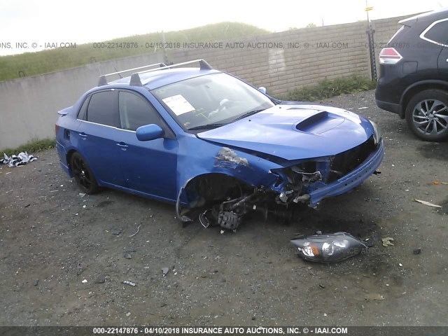 JF1GE76699G501631 - 2009 SUBARU IMPREZA WRX BLUE photo 1