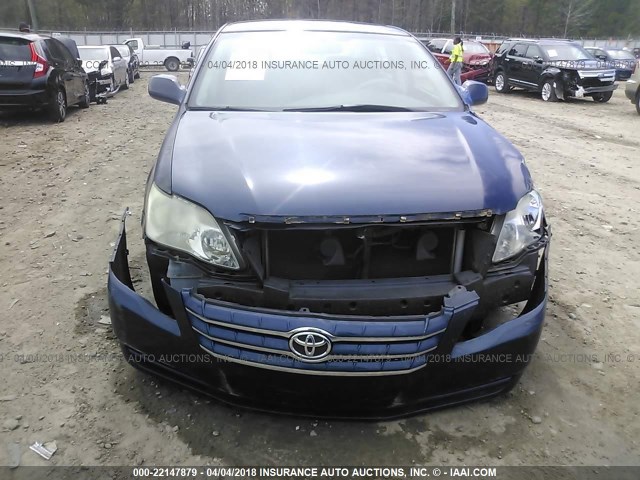 4T1BK36B47U191420 - 2007 TOYOTA AVALON XL/XLS/TOURING/LIMITED BLUE photo 6