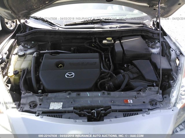 JM1BL1H68A1276002 - 2010 MAZDA 3 S GRAY photo 10