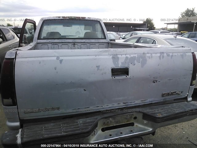 1GTGK24F1NE545346 - 1992 GMC SIERRA K2500 GRAY photo 8