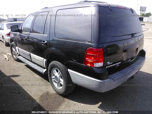 1FMRU15W13LB40104 - 2003 FORD EXPEDITION XLT შავი ფოტო 3