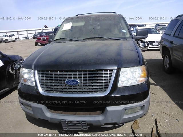 1FMRU15W13LB40104 - 2003 FORD EXPEDITION XLT შავი ფოტო 6