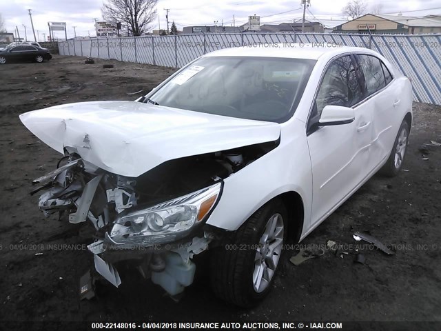 1G11C5SA1DU143481 - 2013 CHEVROLET MALIBU 1LT WHITE photo 2