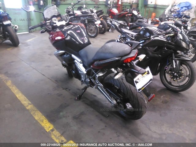 JKALEEC14BDA03850 - 2011 KAWASAKI LE650 C RED photo 3