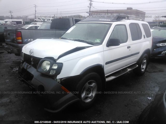 5N1ED28Y92C556174 - 2002 NISSAN XTERRA XE/SE WHITE photo 2