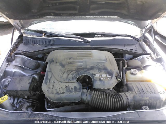 2C3CCABGXFH781347 - 2015 CHRYSLER 300 S SILVER photo 10