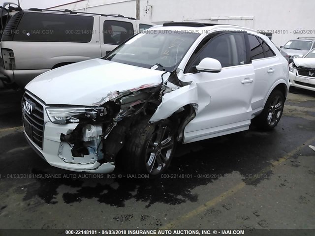 WA1EFCFS0GR020666 - 2016 AUDI Q3 PREMIUM PLUS WHITE photo 2