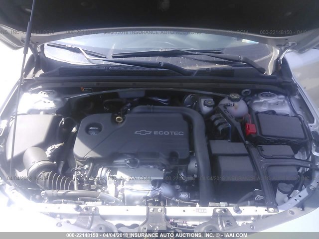 1G1ZB5ST5HF222069 - 2017 CHEVROLET MALIBU LS ვერცხლისფერი ფოტო 10