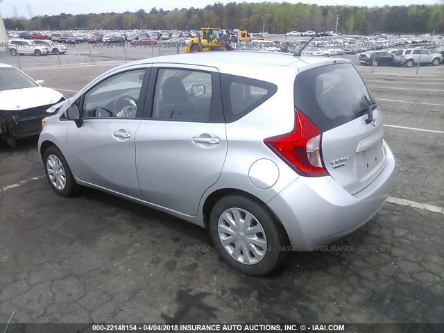 3N1CE2CP9FL417926 - 2015 NISSAN VERSA NOTE S/S PLUS/SV/SL/SR SILVER photo 3