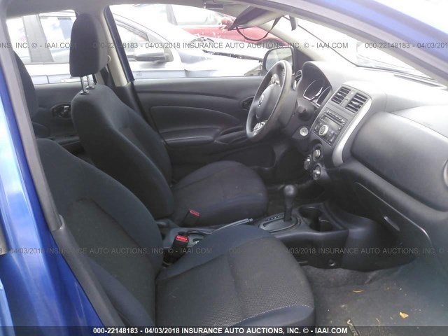 3N1CN7AP9CL889667 - 2012 NISSAN VERSA S/SV/SL BLUE photo 5