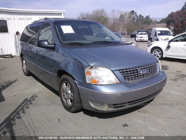 2FMDA58205BA27010 - 2005 FORD FREESTAR LIMITED Light Blue photo 1