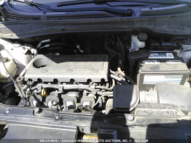 KM8JU3AC1AU052777 - 2010 HYUNDAI TUCSON GLS/LIMITED 银色 照片 10