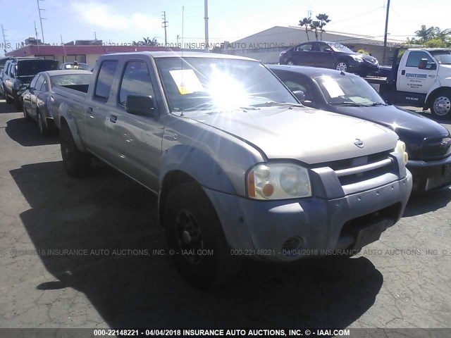 1N6ED29X23C452652 - 2003 NISSAN FRONTIER CREW CAB XE/CREW CAB SE GRAY photo 1