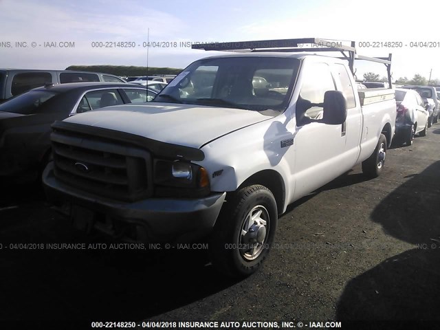 1FTNX20L6YEC31734 - 2000 FORD F250 SUPER DUTY WHITE photo 2