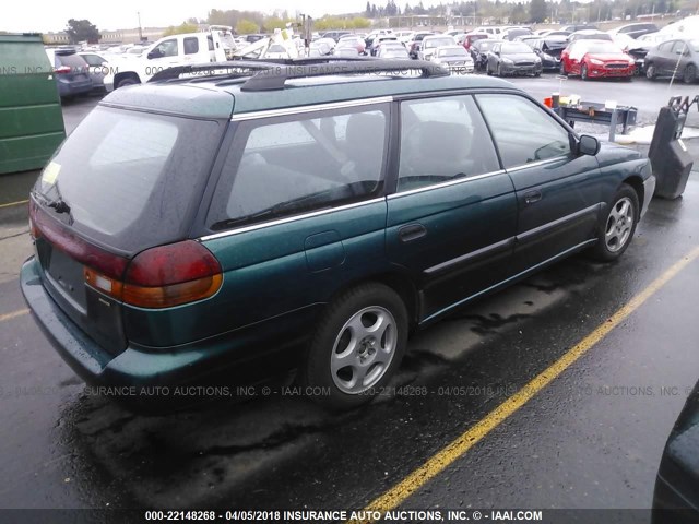 4S3BK4256X6301432 - 1999 SUBARU LEGACY BRIGHTON/SE GREEN photo 4