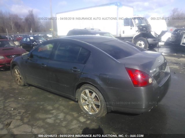 1N4BA41E24C900691 - 2004 NISSAN MAXIMA SE/SL GRAY photo 3