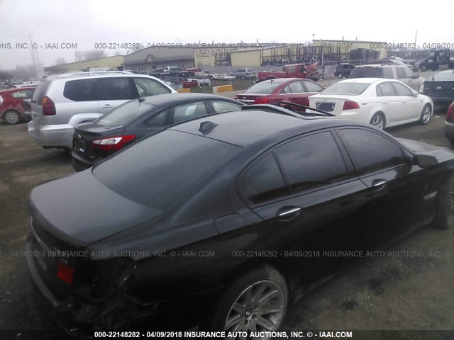 WBAKA83509CY34127 - 2009 BMW 750 I BLACK photo 6