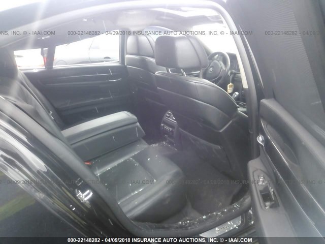 WBAKA83509CY34127 - 2009 BMW 750 I BLACK photo 8