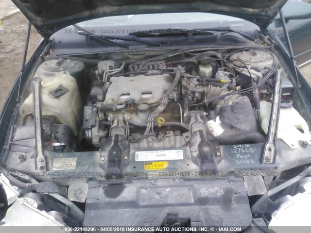 2G1WW12M2X9102620 - 1999 CHEVROLET MONTE CARLO LS 绿色 照片 10