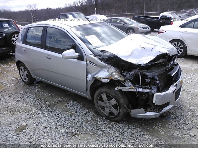 KL1TD6DE3BB134509 - 2011 CHEVROLET AVEO LS/LT SILVER photo 1