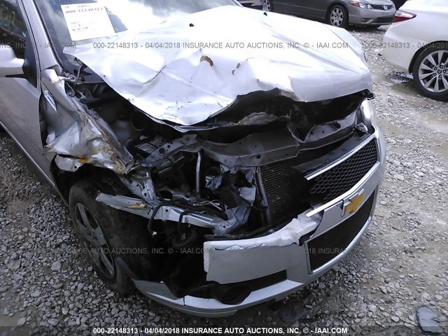 KL1TD6DE3BB134509 - 2011 CHEVROLET AVEO LS/LT 银色 照片 6